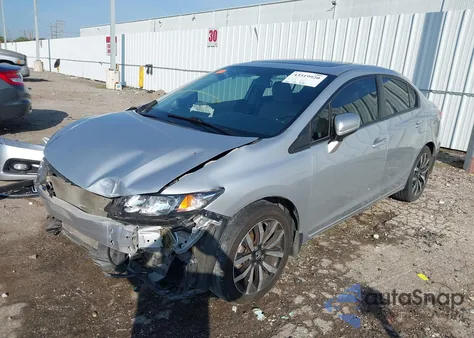 2015 Honda Civic Ex-L из США, поврежденный, VIN 2HGFB2F93FH504246